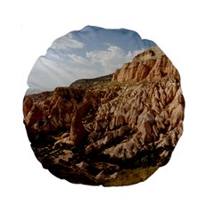 Cappadocia 2 Standard 15  Premium Round Cushions by trendistuff