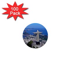 Christ On Corcovado 1  Mini Buttons (100 Pack) 
