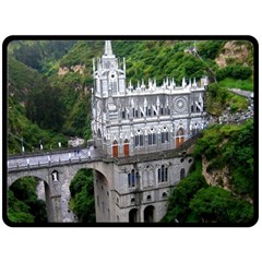 Las Lajas Sanctuary 2 Double Sided Fleece Blanket (large)  by trendistuff