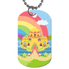 Rain Bow Dog Tag (two-sided)  by Ellador