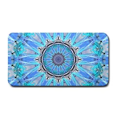 Sapphire Ice Flame, Light Bright Crystal Wheel Medium Bar Mats by DianeClancy