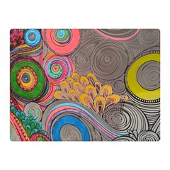 Rainbow Passion Double Sided Flano Blanket (mini)  by SugaPlumsEmporium