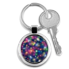 Starlight Shiny Glitter Stars Key Chains (round) 