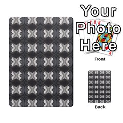 Black White Gray Crosses Multi-purpose Cards (rectangle) 