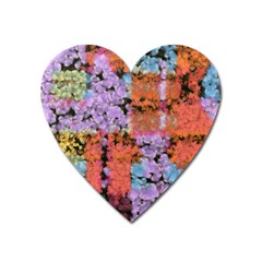 Paint Texture                                     			magnet (heart) by LalyLauraFLM