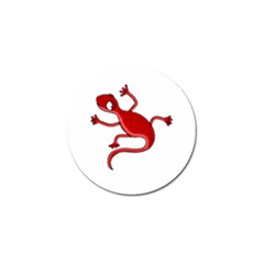Red Lizard Golf Ball Marker (4 Pack) by Valentinaart