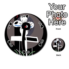 Dark Playing Cards 54 (round) 