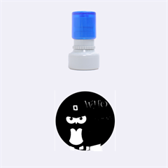 Who Is A Witch? - Red Rubber Round Stamps (small)