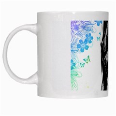 Shy Anime Girl White Mugs by Brittlevirginclothing