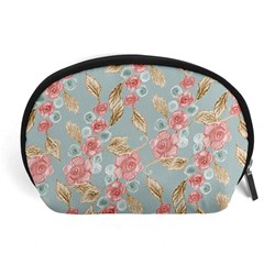 Background Page Template Floral Accessory Pouches (large) 
