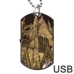 Cologne Church Evening Showplace Dog Tag Usb Flash (one Side)