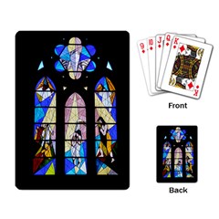 Art Church Window Playing Card