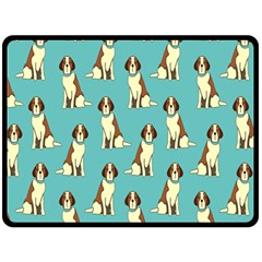 Dog Animal Pattern Double Sided Fleece Blanket (large)  by Amaryn4rt