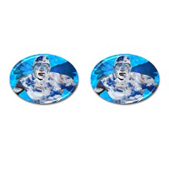 Swimming Angel Cufflinks (oval)