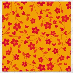 Floral Pattern Canvas 12  X 12   by Valentinaart