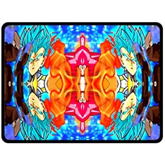 Dragonball Super 1 Double Sided Fleece Blanket (large)  by 3Dbjvprojats