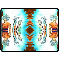 Dragonball Super 2 Double Sided Fleece Blanket (large)  by 3Dbjvprojats