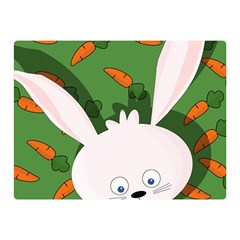 Easter Bunny  Double Sided Flano Blanket (mini)  by Valentinaart