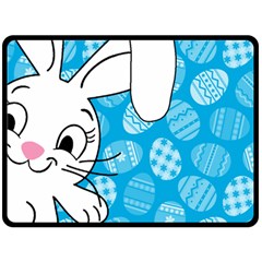 Easter Bunny  Double Sided Fleece Blanket (large)  by Valentinaart