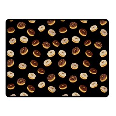 Donuts Pattern Double Sided Fleece Blanket (small)  by Valentinaart