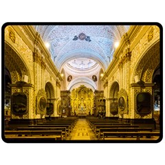 Church The Worship Quito Ecuador Double Sided Fleece Blanket (large)  by Nexatart