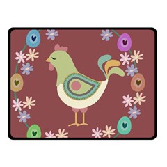 Easter Double Sided Fleece Blanket (small)  by Valentinaart