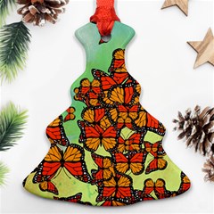 Monarch Butterflies Christmas Tree Ornament (two Sides)