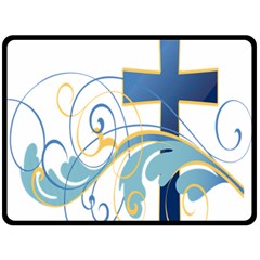 Easter Clip Art Free Religious Double Sided Fleece Blanket (large)  by Mariart