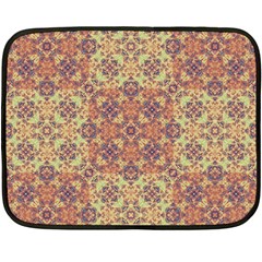 Vintage Ornate Baroque Double Sided Fleece Blanket (mini)  by dflcprints