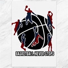 Basketball Never Stops Canvas 12  X 18  