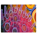 Micro Macro Belle Fisher Nature Stone Double Sided Flano Blanket (Medium)  60 x50  Blanket Back