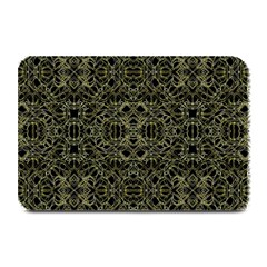 Golden Geo Tribal Pattern Plate Mats by dflcprints