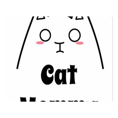 Love My Cat Mommy Double Sided Flano Blanket (large)  by Catifornia