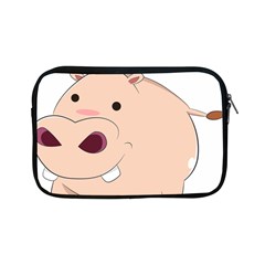 Happy Cartoon Baby Hippo Apple Ipad Mini Zipper Cases by Catifornia
