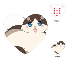 Ragdoll Cat For Life Playing Cards (heart) 