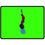 Egg Line Rainbow Green Double Sided Fleece Blanket (Large)  80 x60  Blanket Front