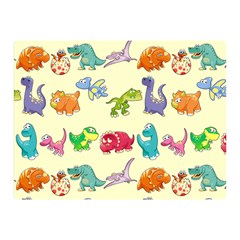 Group Of Funny Dinosaurs Graphic Double Sided Flano Blanket (mini)  by BangZart
