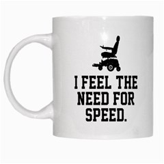 The Need For Speed White Coffee Mug by derpfudge