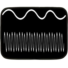 Style Line Amount Wave Chevron Fleece Blanket (mini) by Mariart