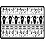Halloween pattern Double Sided Fleece Blanket (Large)  80 x60  Blanket Back