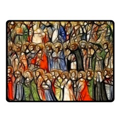 All Saints Christian Holy Faith Double Sided Fleece Blanket (small)  by Celenk