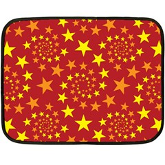 Star Stars Pattern Design Fleece Blanket (mini) by BangZart