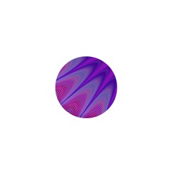 Purple Star Sun Sunshine Fractal 1  Mini Buttons by BangZart