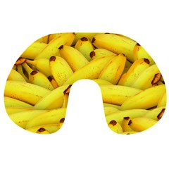 Yellow Banana Fruit Vegetarian Natural Travel Neck Pillows by Celenk