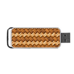 Basket Fibers Basket Texture Braid Portable Usb Flash (one Side)
