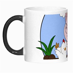 Go Vegan - Cute Pig And Chicken Morph Mugs