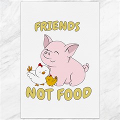 Friends Not Food - Cute Pig And Chicken Canvas 20  X 30  
