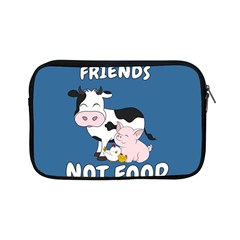 Friends Not Food - Cute Cow, Pig And Chicken Apple Ipad Mini Zipper Cases by Valentinaart