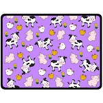 The Farm Pattern Double Sided Fleece Blanket (Large)  80 x60  Blanket Front
