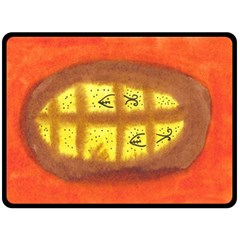 Fish Egg Double Sided Fleece Blanket (large)  by snowwhitegirl
